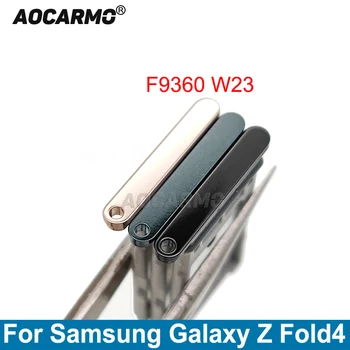 Aocarmo, черный, зеленый, Золотой, слот для SIM-карты, Запасные части для Samsung Galaxy Z Fold4 W23 F9360