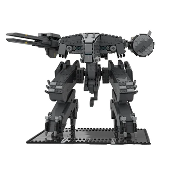 BuildMOC Mech Metal Geared Solids Rexs Роботы Модельный набор Строительные Блоки Наборы игровых фигурок Сборка Кирпичей Детские Игрушки Подарок
