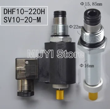 DHF10-220H SV10-20M Двухпозиционный Двухсторонний электромагнитный клапан с гидравлическим картриджем с нормально закрытой резьбой