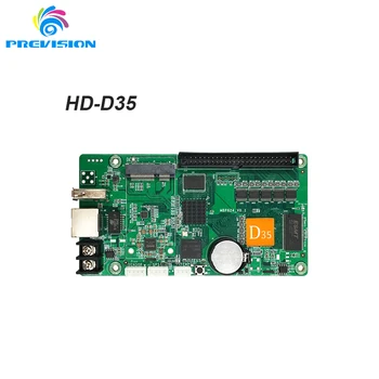 HD-D35 - это Асинхронная светодиодная видео-полноцветная светодиодная плата Контроллера для светодиодного дисплея, полноцветной дверной перемычки, крыши такси, рекламного экрана автобуса