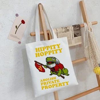 Hippity Hoppity Хозяйственная сумка для частной собственности многоразовая сумка для вторичной переработки bolsa jute shopper продуктовая сумка sac cabas string ткань на заказ