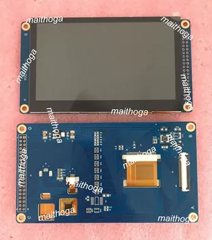 IPS 4,3-дюймовый 40PIN HD TFT LCD Емкостный Сенсорный Экран с Адаптерной Платой I2C GT9147 IC 24Bit TTL-RGB Интерфейс 800 *480
