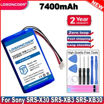 LOSONCOER 7400 мАч ID659 Аккумулятор для Sony SRS-X30, SRS-XB3, SRS-XB30 ID770 JD770B Для Marshall SRS-XB40 SRS-XB41 Аккумулятор