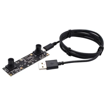 MJPEG 30 кадров в секунду 1920*1080 3D VR USB модуль камеры Aptina AR0330 CMOS M9 90-градусный объектив CCTV видео 86*23 мм Мини печатная плата