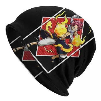 NATSU DRAGNEEL Essential Bonnet Homme Уличная Тонкая Шляпа FAIRY TAIL Волшебное Приключение Аниме Skullies Шапочки Кепки S Для Хлопчатобумажной Шляпы