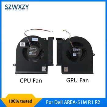 SZWXZY Для Dell Alienware Area-51M R1 R2 RTX2060 Вентилятор Охлаждения видеокарты DC12V EG80151S1-C030-S9A EG80151S1-C040-S9A Быстрая Доставка
