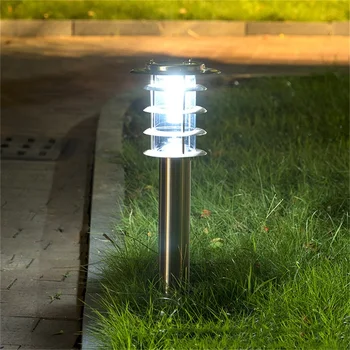 TEMAR Outdoor Solar Lawn Lamp Современный Светодиодный Водонепроницаемый Садовый Светильник Патио для Домашнего Крыльца Виллы
