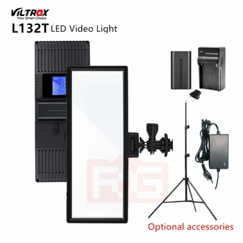 Viltrox L132T LED Video Light Ультратонкий ЖК-Дисплей С Двухцветной Регулируемой Яркостью DSLR Студийное Освещение Лампа Панель для Макияжа Vlog TikTok