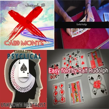X Card Monte Джозефа Б., Gorilla Prodigy Йоанна Ф., Karma Deck Psyclical, Easy Fold Ральфа Рудольфа - ВОЛШЕБНЫЙ ТРЮК