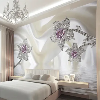 beibehang home decor Фото фон обои фотография гостиной Бриллиантовая ванная комната отеля большая настенная роспись