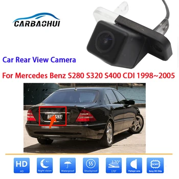Автомобильная Камера Для Mercedes Benz S280 S320 S400 CDI 1998 ~ 2005 CCD Full HD Ночного Видения Заднего Вида Резервная Камера высокого качества RCA