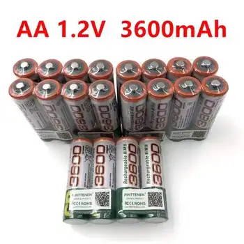 Аккумуляторная батарея Aa Pilas Recargables Aa 3600mah 1.2V Ni-mh AA Battery Батарейки Только в комплекте 1 batterijen 4-28 CE