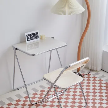 Акриловый складной стол для дома, небольшой квартиры, скандинавской интернет-знаменитости, Прозрачный стол, Современный Простой стиль Ins, Портативный
