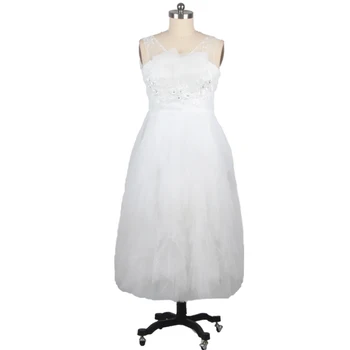 Белые вечерние платья It's Yiiya С V-образным вырезом, Без рукавов, С Блестящими складками, Многоуровневое Платье трапециевидной формы длиной до щиколоток, Размер 14, Праздничное платье A719