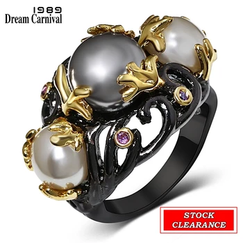 Большой торг, Готические женские кольца, Распродажа на складе, Ограниченный размер, Небольшое количество, Цвет черного золота, Распродажа DreamCarnival1989