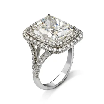 Великолепные кольца с кристаллами кубического циркония для свадьбы, Благородные женские аксессуары, кольцо для помолвки, модные украшения Недавно