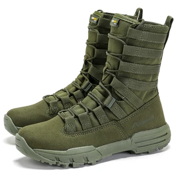 Высококачественные мужские военные ботинки, тактические ботинки для пустыни, походные ботинки, армейская обувь, армейские ботинки, сверхлегкая мужская обувь, хорошая