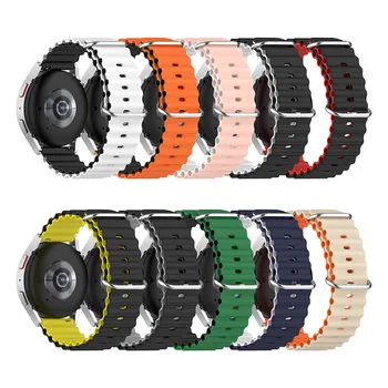 Двухцветный Силиконовый Ремешок Для Samsung Galaxy Watch 5/Huawei Watch GT3 GT2 42 мм/Amazfit GTR3 Watch Band Браслет Correa