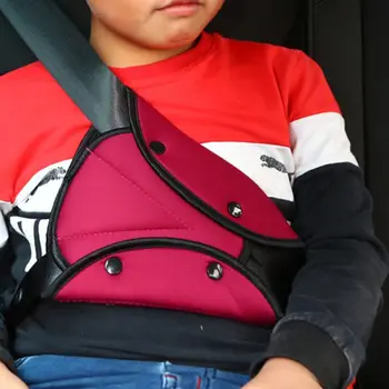 Детские Ремни безопасности автомобиля Чехол для защиты ребенка плечевой ремень Безопасности треугольный держатель Автомобильный чехол для безопасности ребенка Ремни безопасности