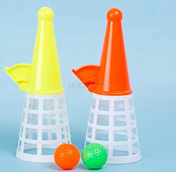 Детский мяч для метания и приема пинбола, оборудование для тренировки чувства пинбола с двойной стыковкой в детском саду