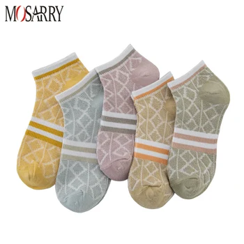 Женские носки Летняя сетка Дышащая сетка Удобные Студенческие хлопчатобумажные женские носки в японском стиле