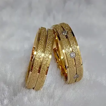 Западный Дубай Африканские дамы Обещают Обручальные кольца для пар Мальчиков И женщин Дизайнерское Модное Ювелирное кольцо из нержавеющей стали