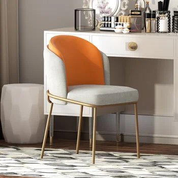 Золотой Скандинавский креативный стул для столовой кухни Дизайнерские черные стулья Плетеные складные Современные шезлонги Salle Manger Мебель для дома MZYYH