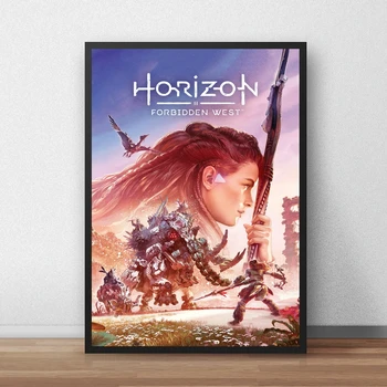 Игровой плакат Horizon Forbidden West, холст, художественная печать, украшение дома, настенная живопись (без рамки)