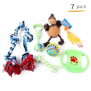 Игрушка для домашних животных: Бульдог, Большая собака, кусает Хлопковый узел, издает звук, Чистит зубы, скрежещет зубами Плюшевая игрушка