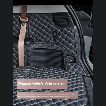 Изготовленные на заказ Кожаные Коврики в багажник автомобиля Haval H6 Coupe 2015-2020 Коврик для пола заднего багажника, Лоток, ковер, Грязь