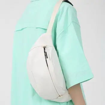 Износостойкая простая водонепроницаемая сумка через плечо в корейском стиле, спортивная поясная сумка, портативная для пеших прогулок