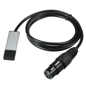 Кабель-адаптер интерфейса USB к DMX для сцены, дискотеки, движущегося головного света, компьютера, ПК, контроллера DMX512, преобразования сигнала
