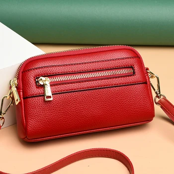 Кожаная маленькая квадратная женская сумка через плечо, сумки-портмоне для женщин, роскошные дизайнерские сумки через плечо, брендовая женская сумка-мессенджер