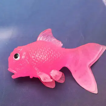 Мини-модель рыбы Милая Многоцветная игрушка для детской ванны Фигурка морского животного Рыбы Детская игрушка для рыбалки Украшение аквариума
