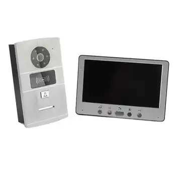 Монитор видеодомофона переменного тока 100 В-240 В, видеодомофон, Дверной звонок, многофункциональный для дома