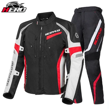 Мотоциклетная куртка, мужская одежда для мотокросса, одежда для велоспорта, байкерская одежда, водонепроницаемая мотоциклетная защитная куртка, комплект защиты от падения на 4 сезона
