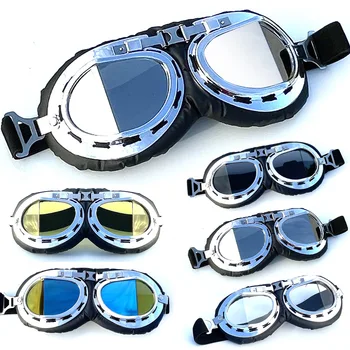 Мотоциклетные очки, шлем для бега по пересеченной местности, мотоциклетные ретро-очки, классические защитные очки для раллийных автомобилей