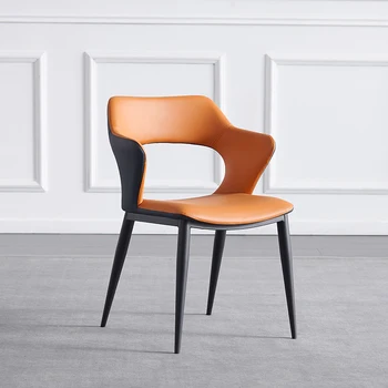 Мягкие кухонные стулья со спинкой, модный набор обеденных стульев, 2 предмета, Садовая мебель Nordic Leisure Sedie Da Pranzo GY50DC
