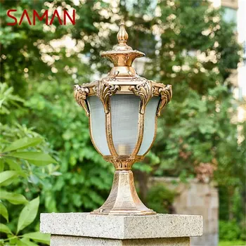 Наружный классический настенный светильник SAMAN в стиле Ретро, водонепроницаемый, IP65, для домашнего сада
