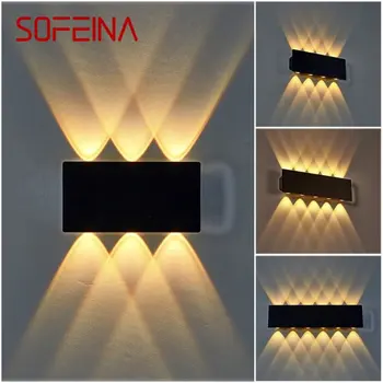 Настенное бра SOFEINA, креативная современная уличная водонепроницаемая светодиодная лампа для домашнего коридора