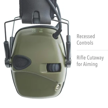 Наушники для стрельбы, защита ушей от шума, электронные наушники для стрельбы, шумоподавитель для охоты, гарнитура для защиты слуха