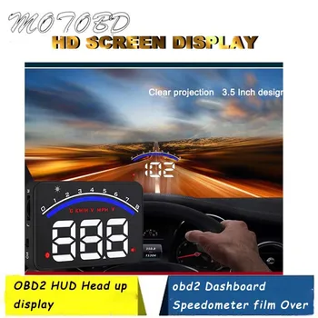 Новый M6 HUD Head Up Дисплей Автомобильный стайлинг Hud Дисплей Предупреждение О Превышении Скорости Проектор Лобового стекла Сигнализация Универсальный Авто