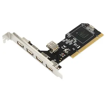 Новый высокоскоростной 480 Мбит/с 5-портовый модуль адаптера контроллера карты USB 2.0 PCI-концентратора
