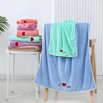 Новый набор полотенец из микрофибры Банные полотенца и полотенце для лица Впитывающие домашние полотенца для ванной Мягкие наборы полотенец из 2 предметов