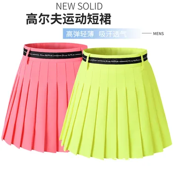 Одежда летняя юбка, препятствующая ходьбе, спортивная плиссированная короткая юбка-полукомбинезон, летняя быстросохнущая форма для бадминтона