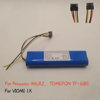 Оригинальный 14.4V3500mAh для Proscenic M6.R2.TOMEFON TF-G85.VIOMI 1X Запасные части для аккумулятора пылесоса