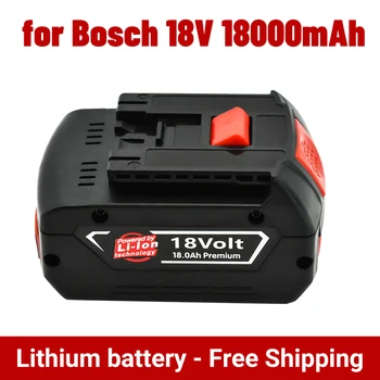 Оригинальный литий-ионный аккумулятор 18V 18000mah для Bosch 18V резервная Батарея запасная часть портативный индикатор BAT609F