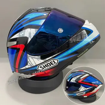 Полнолицевый шлем X-Spirit III YZF-R1M Специального выпуска, шлем X-Четырнадцать, Спортивный Гоночный Шлем, Мотоциклетное оборудование X14Motorcycle
