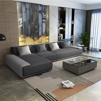 Скандинавский диван современный простой диван из латексной ткани в сборе для гостиной
