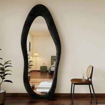Стоячие декоративные зеркала Для интерьера с подсветкой в полный рост, декоративные зеркала ручной работы в стиле Эспехо в сравнении с украшением гостиной